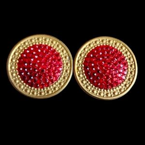 Vtg 60s Richard Kerr Clip On Earrings
